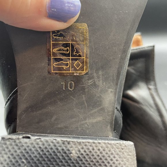 Jeffrey Campbell Oriley Bootie Women's 10 Black Leather Cutout Ankle Boot - Picture 7 of 8